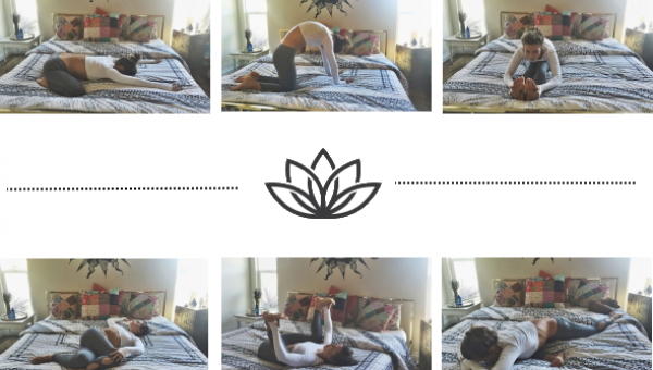 Yoga στο κρεβάτι: 8 στάσεις για να ξυπνήσετε το σώμα σας!