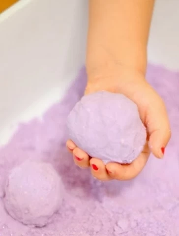 lavender cloud dough recipe