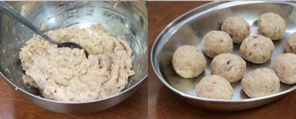 Κεφτεδάκια με κοτόπουλο και μήλο