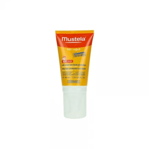 product zoom mustela lait spf50 40ml