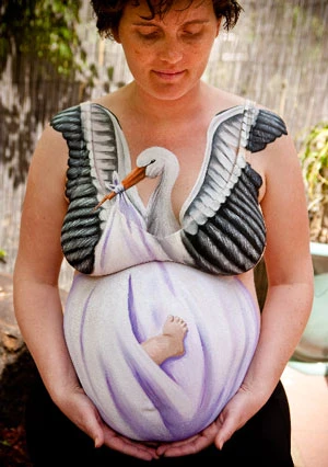 Ζωγραφισμένη κοιλίτσα