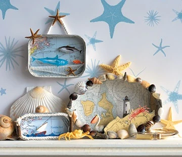 Θαλασσινές κορνίζες